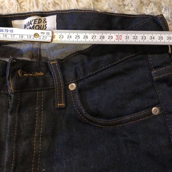 Naked & Famous Men’s Denim Jeans Super Guy Skinny Fit - Size 30 - Picture 12 of 13